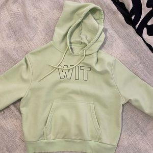 WIT green sweatshirt